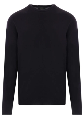 Zanone crew-neck knitted jumper - Blue