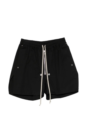 Rick Owens zip drawstring shorts - Black