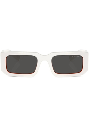 Prada Eyewear rectangular-frame sunglasses - White