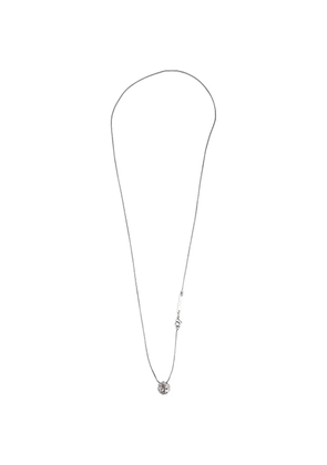 Rick Owens mini orb-pendant necklace - Silver