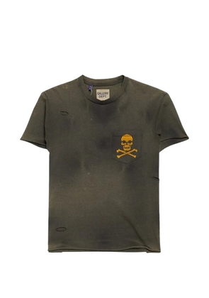 GALLERY DEPT. distressed-effect bones-print T-shirt - Grey