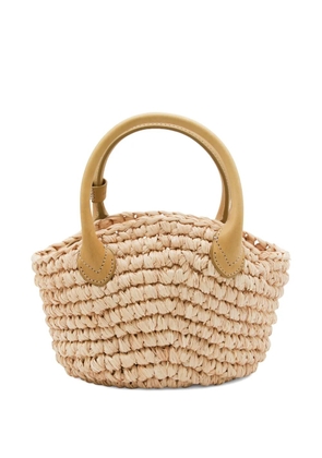 Helen Kaminski Raya raffia tote bag - Neutrals
