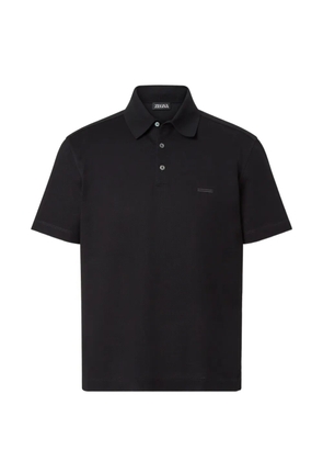 Zegna Oasi short-sleeve polo shirt - Black