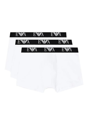 Emporio Armani contrasting-waistband boxers (set of three) - White