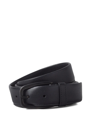 Zegna leather belt - Black
