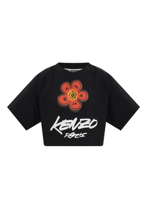 Kenzo Boke Flower cropped T-shirt - Black