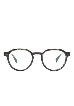 Mykita Caven round-frame glasses - Black