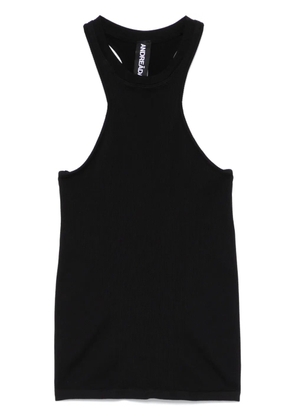 ANDREĀDAMO fine ribbed tank top - Black