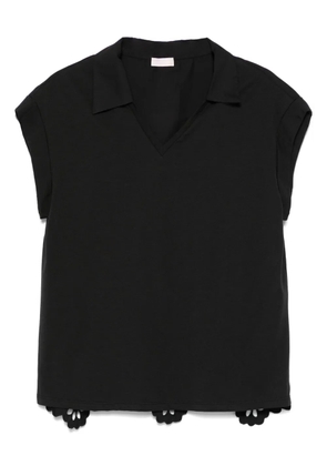 LIU JO V-neck T-shirt - Black