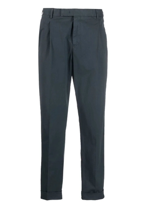 PT Torino pleat-detail tapered trousers - Blue