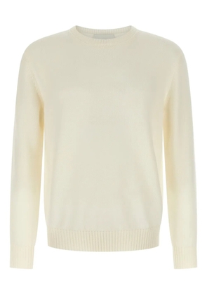 Ballantyne merino-wool crew-neck sweater - White
