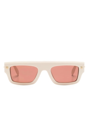 Alexander McQueen Eyewear square-frame tinted sunglasses - Neutrals