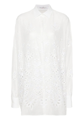 Ermanno Scervino broderie anglaise shirt - White