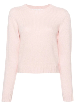 Palm Angels curved-logo wool-blend jumper - Pink