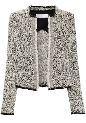 IRO Hazela cropped tweed jacket - Black