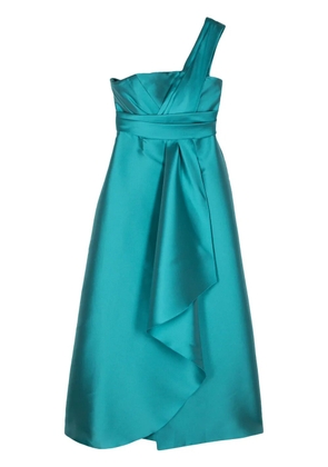 Alberta Ferretti Mikado maxi dress - Blue
