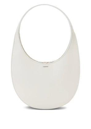 Coperni Swipe leather shoulder bag - White