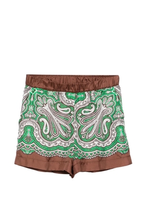 P.A.R.O.S.H. paisley print shorts - Green