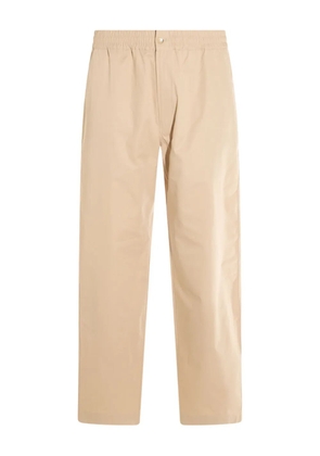 Maison Kitsuné cotton straight-leg trousers - Neutrals