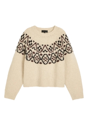 Nili Lotan Chrissy long-sleeve sweater - Neutrals