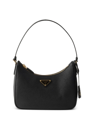 Prada Re-Edition leather shoulder bag - Black
