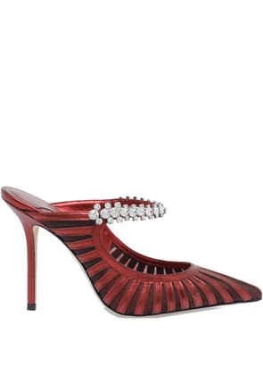 Jimmy Choo 100mm Bing mules - Red