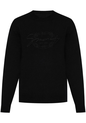 Givenchy logo-embroidered jumper - Black