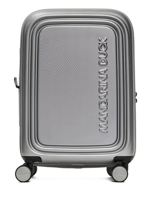 Mandarina Duck logo-embossed trolley - Silver