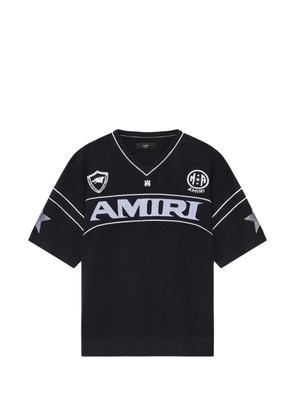 AMIRI V-neck jersey - Black