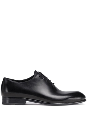 Zegna Vienna leather Oxford shoes - Black