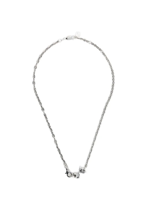 Stolen Girlfriends Club pierced-bow necklace - Silver