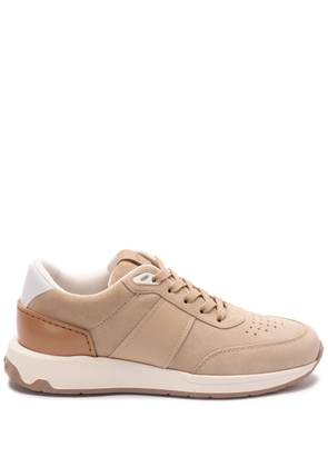 Tod's leather-trim suede sneakers - Neutrals
