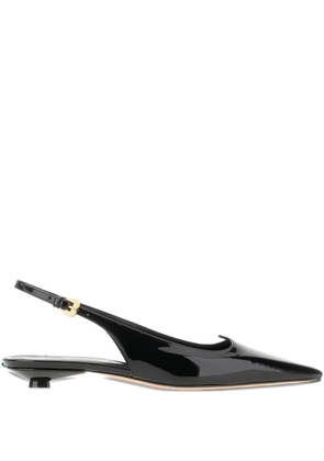 A.Bocca leather ballerina shoes - Black