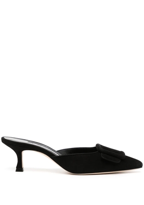 Manolo Blahnik Maysale 50mm mules - Black