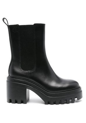 Calvin Klein Jeans 50mm leather boots - Black