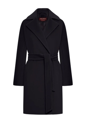 Max Mara belted wool coat - Black