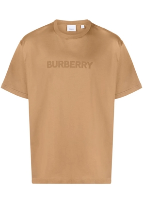 Burberry logo-print cotton T-shirt - Brown