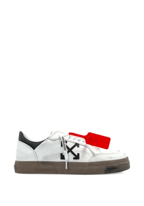 Off-White arrow-motif leather sneakers