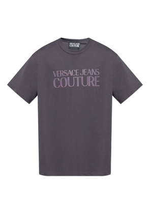 Versace Jeans Couture logo-print T-shirt - Purple