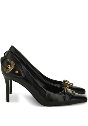 Versace Jeans Couture Scarlett buckle-detail pointed-toe pumps - Black