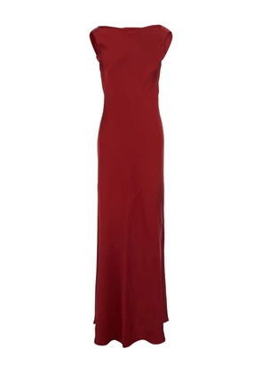 Antonelli cowl-neck maxi dress - Red