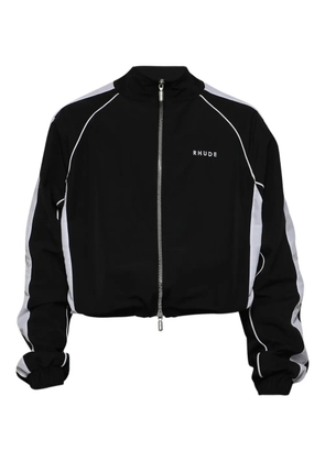 RHUDE Ramona piping sports jacket - Black