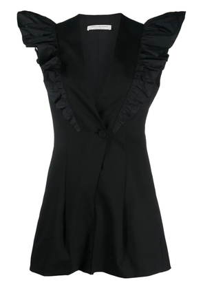 Philosophy Di Lorenzo Serafini ruffle sleeves romper - Black