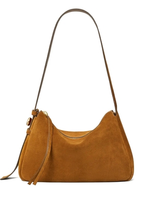 Tory Burch Romy suede shoulder bag - Brown