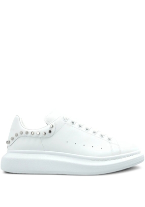Alexander McQueen Oversized stud-embellished sneakers - White