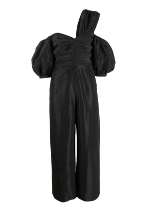 Self-Portrait one shoulder jumpsuit - Black