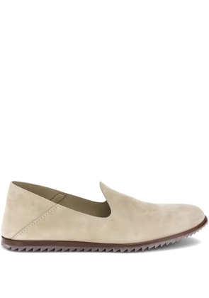 Pedro Garcia suede loafers - Neutrals