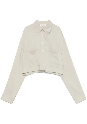 Low Classic cropped shirt - Green