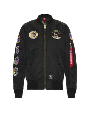 ALPHA INDUSTRIES L-2B Apollo Gen II Flight Jacket in Black. Size M. Also in L, S, XL/1X.