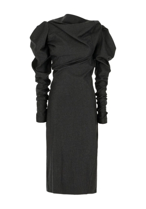 Vivienne Westwood LS Superbo midi dress - Grey